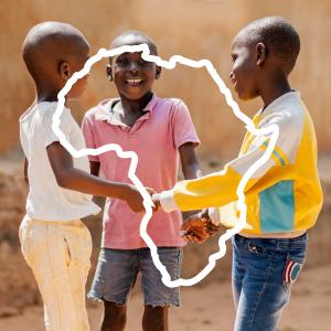 Niños en África jugando