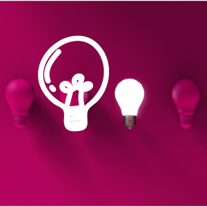 fondo granate con bombillas