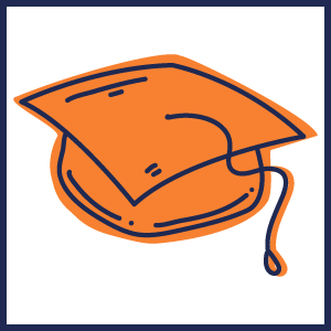 Icono birrete naranja