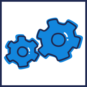 Icono Webinar azul