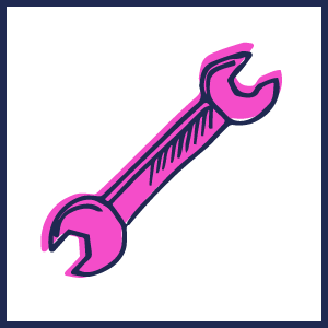 Icono micrófono rosa