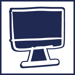 Icono webinar marino