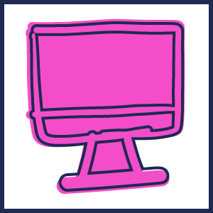 Icono micrófono rosa