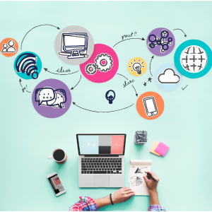 icono herramienta celeste